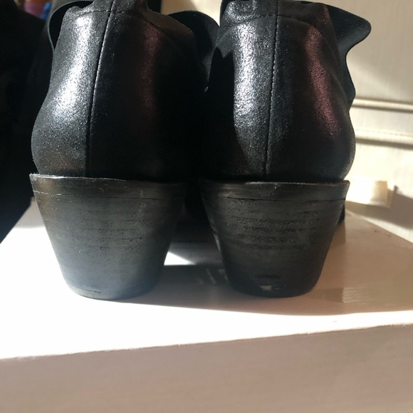 ANTHROPOLOGIE / KELSI DAGGER Brooklyn Kenmare Ankle Booties - BLACK - Size 9.5 - Picture 4 of 6